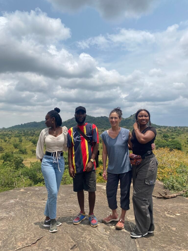 Travelers exploring fun places in Accra Ghana at Shai Hills - Best of Africa Travels